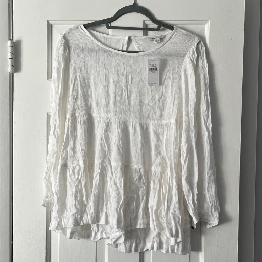 American Eagle Outfitters White Blouse